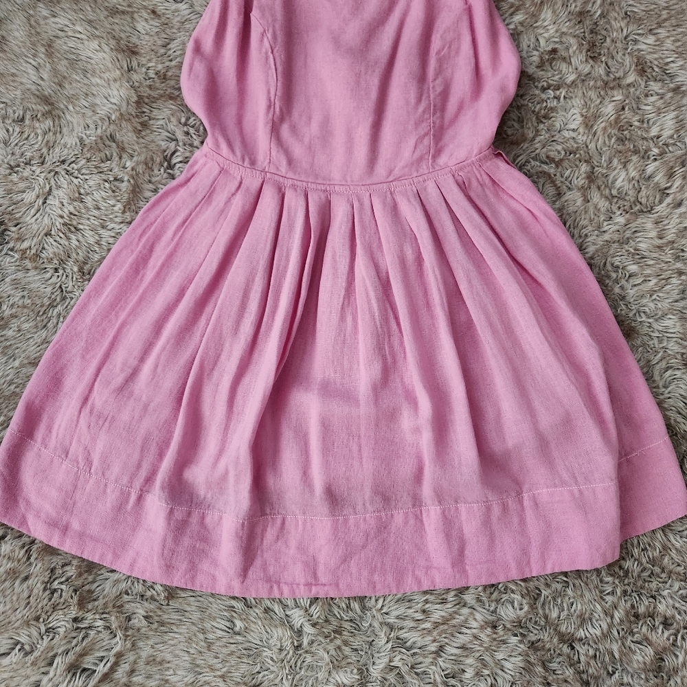 Free People Melted‎ Hearts Mini Dress Pink Women's Size Large - Picture 4 of 14